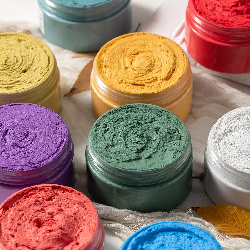 Vibrant Warm Tones 3D Sculpture Paste โ Creative DIY & Artistic Decor