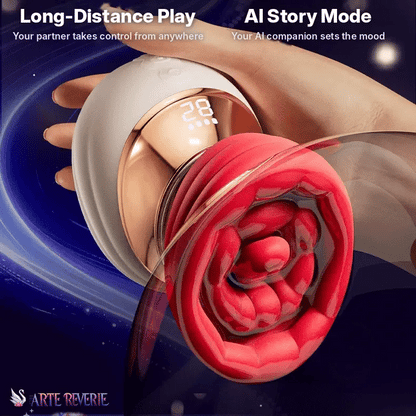 Strong Double-Mouth Suction & Licking Massager 7.0 | App Control for Long-Distance Relationships/Kegel Training, Intelligent Heating, Hands-Free — 2027 Upgrade