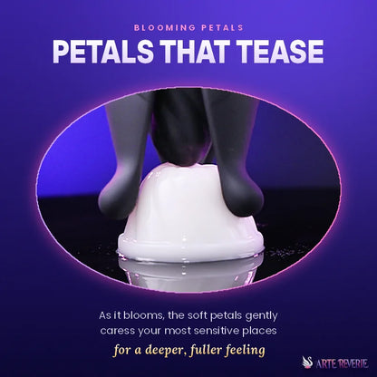 Midnight Bloom Thrusting & Expanding Massager | Wireless Remote, Blooms Inside, For Her & Him
