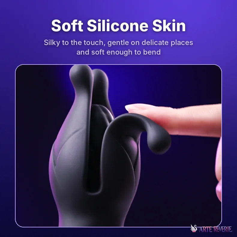 Midnight Bloom Thrusting & Expanding Massager | Wireless Remote, Blooms Inside, For Her & Him