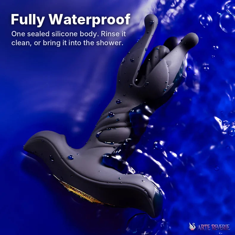 Midnight Bloom Thrusting & Expanding Massager | Wireless Remote, Blooms Inside, For Her & Him