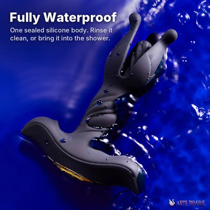 Midnight Bloom Thrusting & Expanding Massager | Wireless Remote, Blooms Inside, For Her & Him