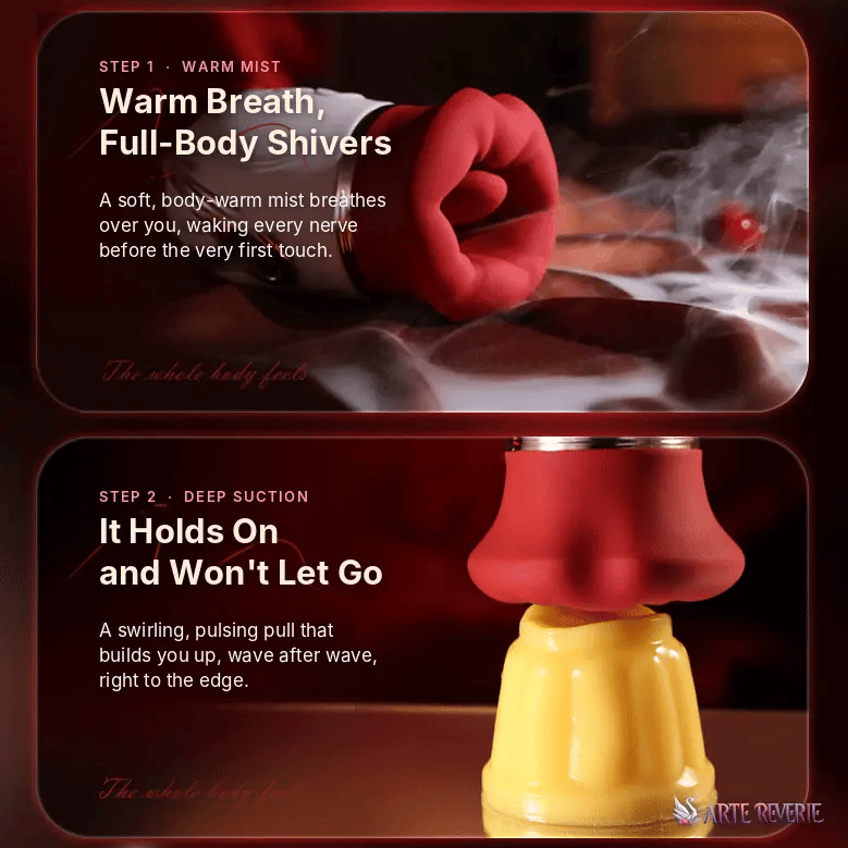 Warm Mist Suction & Licking Massager 6.0 | Heated, App-Controlled, Breathes Real Warm Mist - 2027 Limited Edition