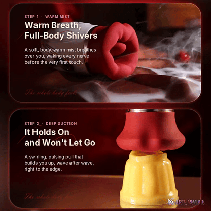 Warm Mist Suction & Licking Massager 6.0 | Heated, App-Controlled, Breathes Real Warm Mist - 2027 Limited Edition