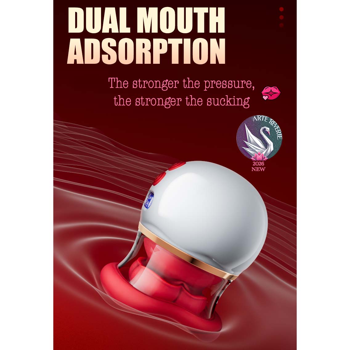 Suction & Licking Pump Massager 5.0 | Intelligent Heating, Hands-Free, Breast Care, Ultra-Quiet — 2026 Multifunction Women’s Wellness Device