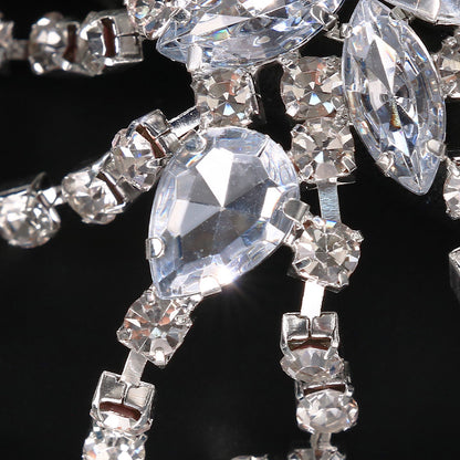 Crystal Body Chain - Cascading Rhinestone Fringe Bikini Harness