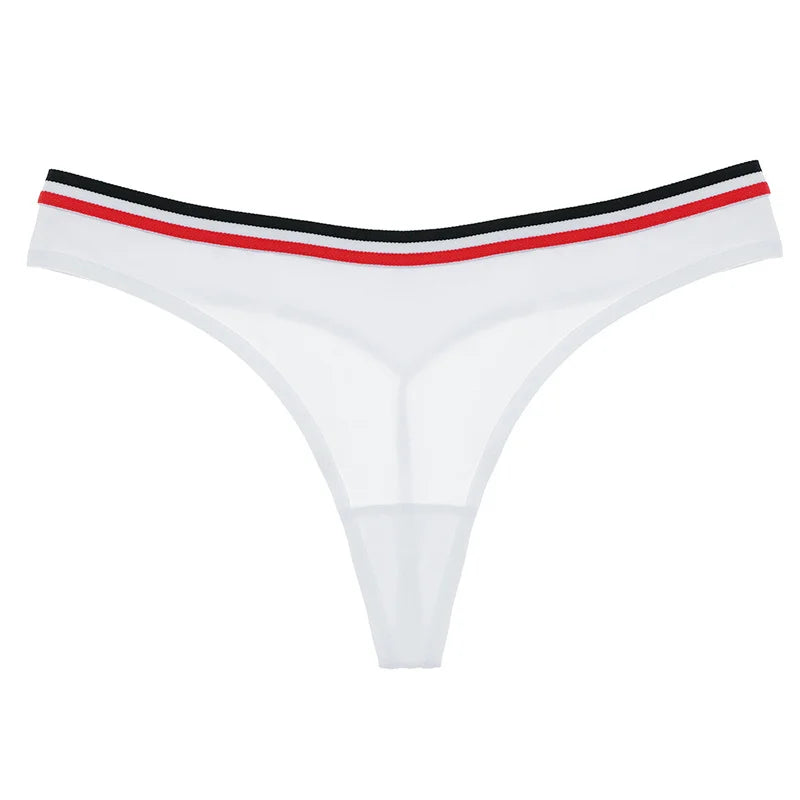 Seamless Sporty Cotton Thong Panties