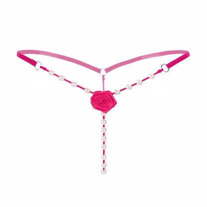 Super Hottt Rose Pearl G-String Tanga