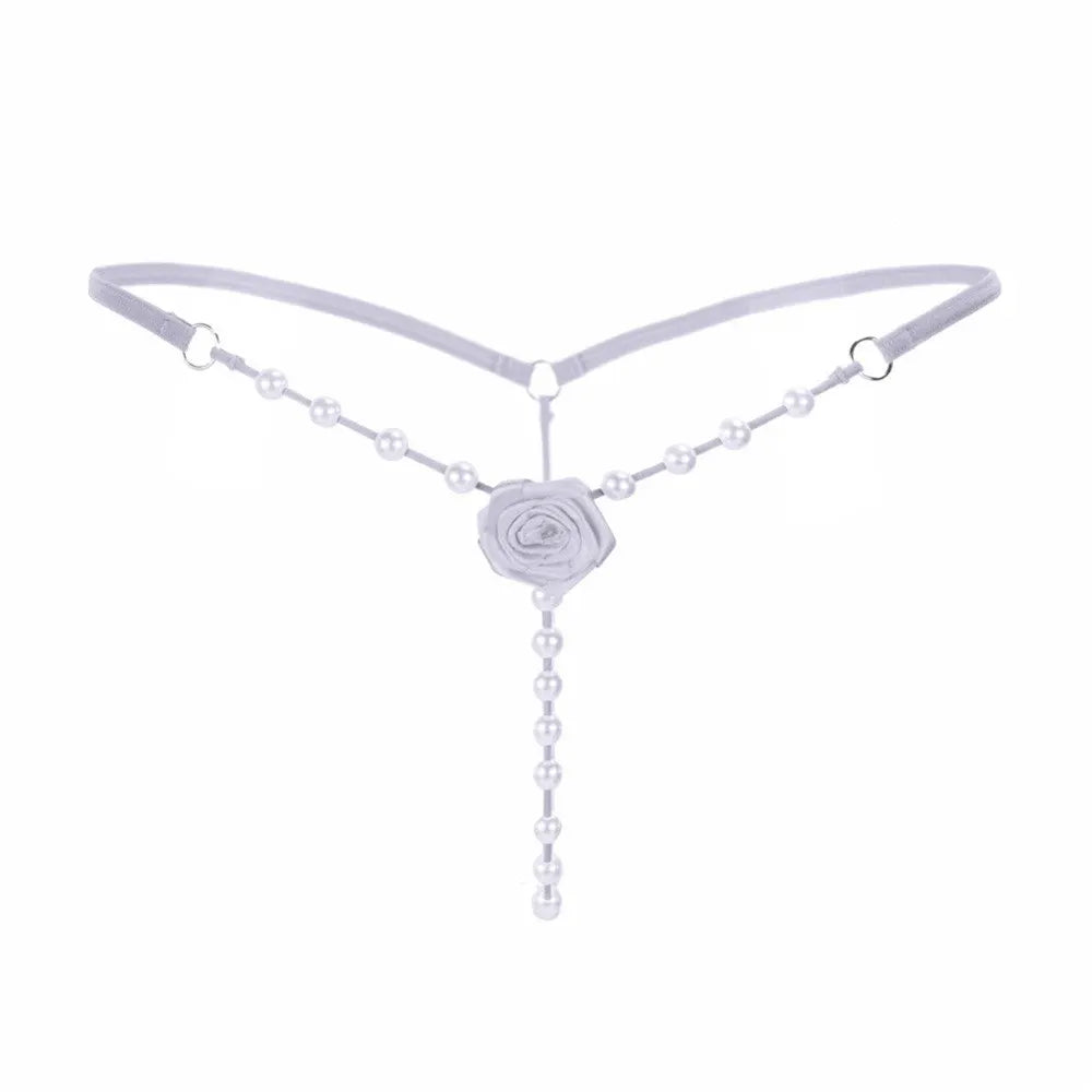 Super Hottt Rose Pearl G-String Tanga