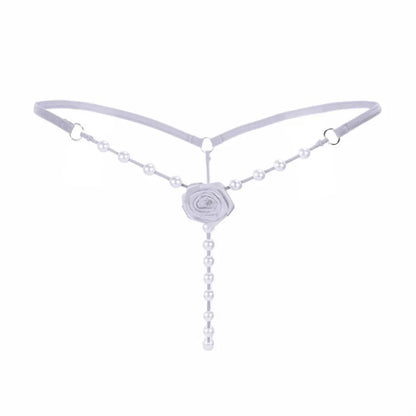 Super Hottt Rose Pearl G-String Thong