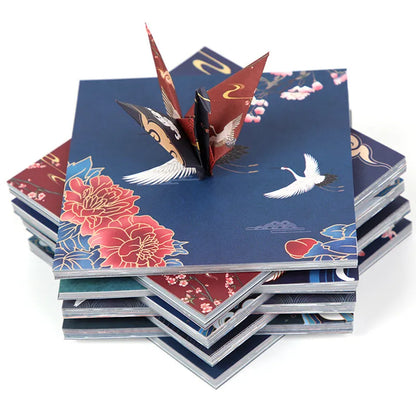 Kranich-Origami-Papier-Set – 70 Stück Faltblätter für kreatives Basteln und unvergessliche Scrapbooking