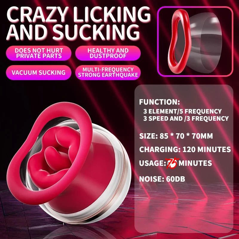 Intense Suction & Licking Pump Massager 4.0 | Hands-Free, Breast Enhancement, Ultra-Quiet – 2025’s Ultimate Wellness Essential