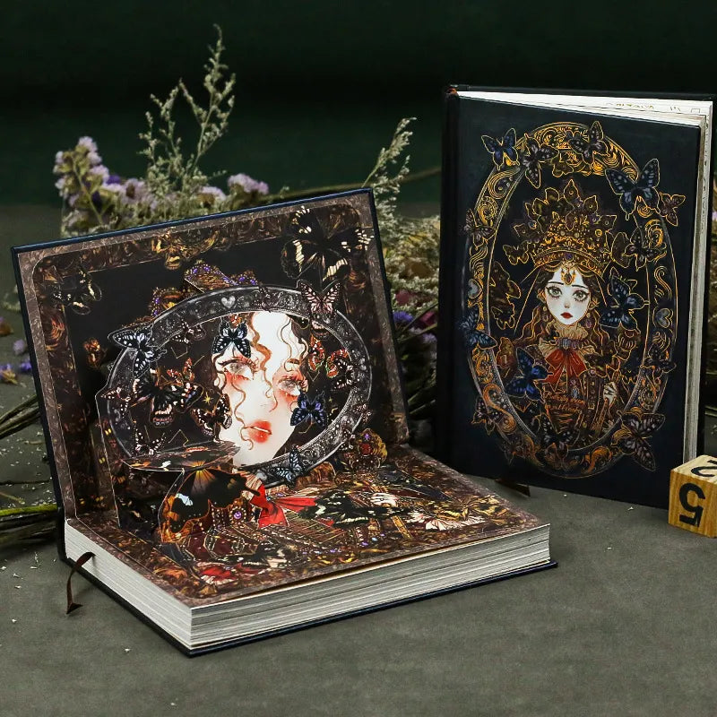 Ornate Gilding 3D Butterfly Journal