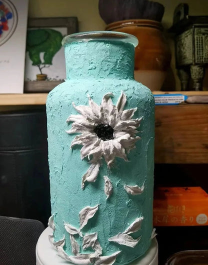 Greens & Blues: 3D Sculpture Paste – Creative DIY & Artistic Decor